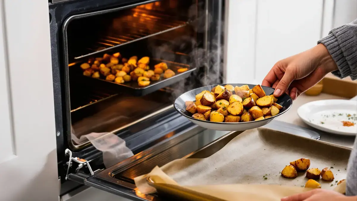 Aardappelen uit de oven: de onfeilbare truc om ze elke keer krokant te krijgen