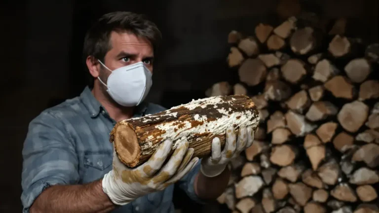 Deze gevaarlijke huiszwam op uw brandhout kan veel ernstigere schade veroorzaken dan u zich kunt voorstellen